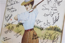 Nancy Lopez, Jan Stephenson & 50+ LPGA Stars Signed The Legends at French Lick Resort Wood Sign JSA ALOA