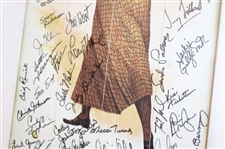 Nancy Lopez, Jan Stephenson & 50+ LPGA Stars Signed The Legends at French Lick Resort Wood Sign JSA ALOA