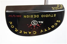 Scotty Cameron No.5 Studio Design z340 G/34 Putter w/Headcover