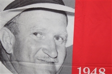 Bank of America Colonial 1948 Champion Clayton Heafner Large Course Flown Banner