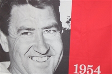 Bank of America Colonial 1954 Champion Johnny Palmer Large Course Flown Banner