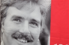 Bank of America Colonial 1986 Champion Dan Pohl Large Course Flown Banner