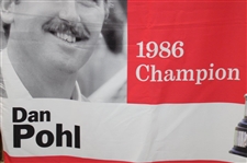 Bank of America Colonial 1986 Champion Dan Pohl Large Course Flown Banner