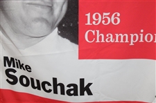 Bank of America Colonial 1956 Champion Mike Souchak Large Course Flown Banner