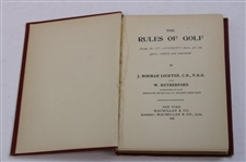 1896 'The Rules Of Golf' By Lockyer & Rutherford