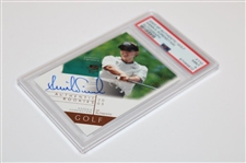 Annika Sorenstam Signed SP Authentic 2003 Rookies Card #40/799 PSA Graded Mint 9 