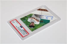 Annika Sorenstam Signed SP Authentic 2003 Rookies Card #40/799 PSA Graded Mint 9 