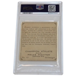 1910 Gilbert Nicholls Champion Athlete And Prize Fighter Series No.2 Card No. 63 PSA Graded 1 