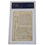1961 Marlene Stewart Wheaties Great Moments In Canadian Sport Card PSA Graded 2 