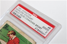 1961 Marlene Stewart Wheaties Great Moments In Canadian Sport Card PSA Graded 2 
