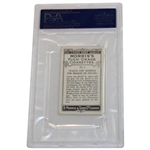 1923 B. Morris & Sons Golf Strokes Series No. 1 Card Stance And Address PSA Graded 4 