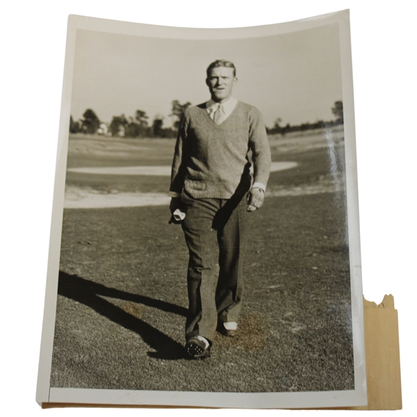 Roy Bronsdon Sets Course Record at Mid Pines CC in Pinehurst 1934 ACME Photo