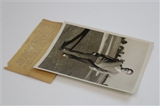 Roy Bronsdon 'Sets Course Record' at Mid Pines CC in Pinehurst 1934 ACME Photo