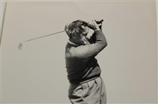 Pair of Original Bob Hope Mid Swing & Post Swing Photos By Alex Morrison