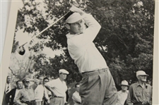 Pair of Original Cary Middlecoff Post Swing Photos By Alex Morrison