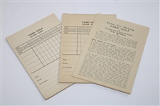 Kargo Card Golf & Zweifel Card Golf w/Original Boxes