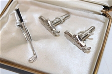 Three (3) Sets Of Golf Theme Cuff Links
