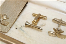 Sportsman XXI Money Clip & Cuff Link Set w/Magic-Tip Pen