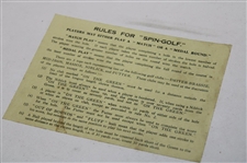 Spin Golf Indoor Mini Golf Course Game