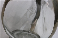 John Haig & Co. Glass Golf Theme Decanter Made In Scotland