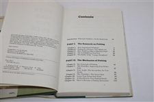 1989 'Putt Like The Pros' First Edition By Dave Pelz