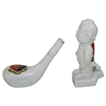 Crestedware Victorian Era The Colonel & Golf Club Head