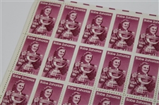 Sheet Of 50 Babe Zaharias 18C Stamps