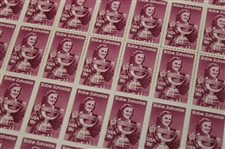 Sheet Of 50 Babe Zaharias 18C Stamps