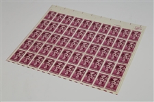Sheet Of 50 Babe Zaharias 18C Stamps