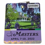 2022 Masters Tournament SERIES Badge #Q05586- Scottie Scheffler Winner