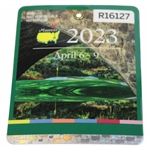2023 Masters Tournament SERIES Badge #R16127 - Jon Rahm Winner