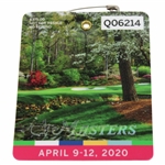 2020 Masters Tournament SERIES Badge #Q06214 - Dustin Johnson Winner