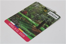 2020 Masters Tournament SERIES Badge #Q06214 - Dustin Johnson Winner