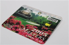 2005 Masters Tournament SERIES Badge #Q08030 - Tiger Win & Jack's Final Masters