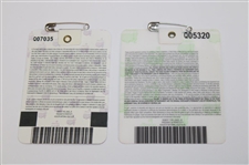 2004 & 2010 Masters Tournament SERIES Badges - Phil Mickelson Winner