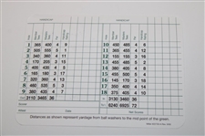 Jack Nicklaus & Gary Player (w/61, 74, 78) Signed Augusta National GC Scorecards JSA ALOA