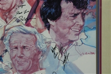 Nicklaus , Palmer, Trevino, & Zoeller Signed The Skins Game Pga West Poster JSA ALOA
