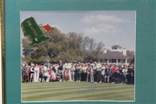 Arnold Palmer (3), Jack Nicklaus, & Greg Norman Signed Masters Collage Framed Photos JSA ALOA