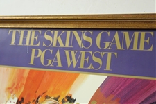 Palmer, Jack, Trevino, & Zoeller Signed The Skins Game PGA West Framed Poster JSA ALOA