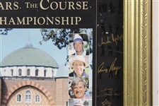 Palmer, Player & Ten (10) Others Signed 1988 US Senior Open Championship Framed Poster JSA ALOA