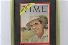 Sam Snead Signed 1954 Time Magazine - Framed JSA ALOA
