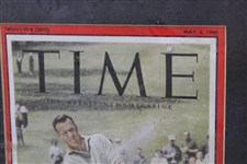 Arnold Palmer Signed 1960 Time Magazine - Framed JSA ALOA