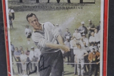 Arnold Palmer Signed 1960 Time Magazine - Framed JSA ALOA