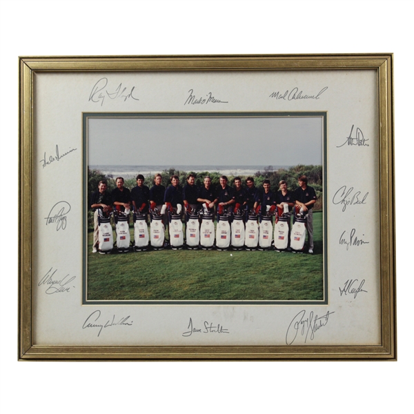 Payne Stewart & United States Team Facsimilie Signed Ryder Cup Photo - Framed