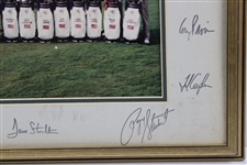 Payne Stewart & United States Team Facsimilie Signed Ryder Cup Photo - Framed