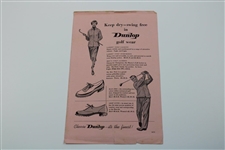 1957 Ryder Cup At Lindrick Golf Club Program