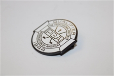 1944 PGA Championship at Manito G&CC Contestant Badge - Bob Hamilton Winner