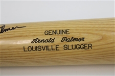 Arnold Palmer Signed with Middle Initial Custom Lousiville Slugger Baseball Bat JSA ALOA