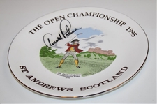 Arnold Palmer Signed 1995 Open Championship At St. Andrews Plate JSA ALOA