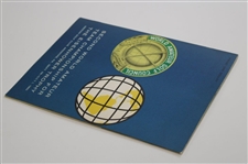 1960 World Amateur Team Championship Eisenhower Trophy Program - Jack Nicklaus Amateur Winner